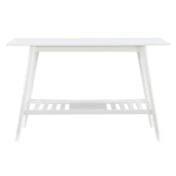 White Wood Midcentury Console Table-Kirkland's Home New