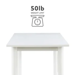 White Wood Midcentury Console Table-Kirkland's Home New