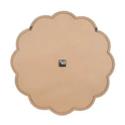 White Wood Scalloped Frame Wall Clock-Kirkland's Home New
