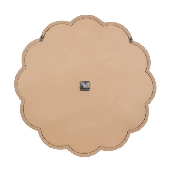 White Wood Scalloped Frame Wall Clock-Kirkland's Home New