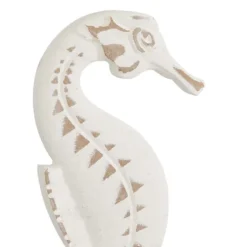 White Wood Sea Creature Statues, Set Of 3-Kirkland's Home Store