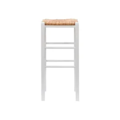 White Wood Seagrass Backless 2-Pc. Bar Stool Set-Kirkland's Home Discount