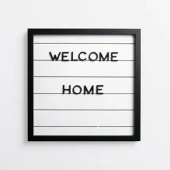 White Wood Shiplap Letterboard-Kirkland's Home Fashion