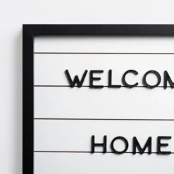 White Wood Shiplap Letterboard-Kirkland's Home Fashion
