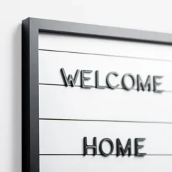 White Wood Shiplap Letterboard-Kirkland's Home Fashion