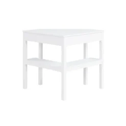 White Wood Single Drawer Corner Desk-Kirkland's Home Discount