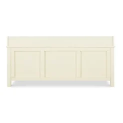 White Wood Upholstered Storage Bench-Kirkland's Home Cheap