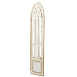 White Wood Windowpane 3-Panel Room Divider-Kirkland's Home Store