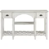 White Wooden Mercantile Sofa Table-Kirkland's Home Hot