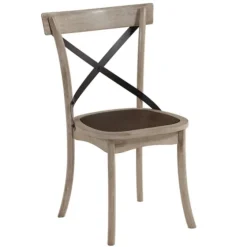 White X-Back Wooden Dining Chairs, Set Of 2-Kirkland's Home Cheap