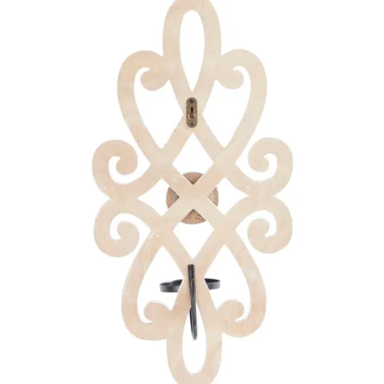 Whitewash Beaded Scroll Sconce-Kirkland's Home Shop