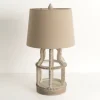 Whitewash Open Beaded Table Lamp-Kirkland's Home Shop