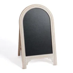 Whitewashed Beaded Chalkboard Easel-Kirkland's Home Cheap