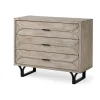 Whitewashed Brown 3-Drawer Wood Chest-Kirkland's Home Store