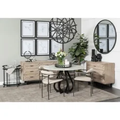 Whitewashed Brown 3-Drawer Wood Chest-Kirkland's Home Store