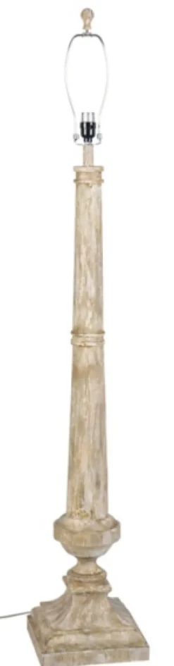 Whitewashed Brown Resin Floor Lamp-Kirkland's Home Best Sale