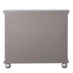 Whitewashed Gray Wood Hexagonal Door Cabinet-Kirkland's Home Clearance