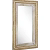 Whitewashed Hand Woven Rattan Mirror-Kirkland's Home Fashion