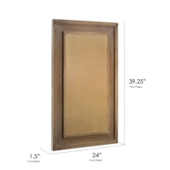 Whitewashed Hand Woven Rattan Mirror-Kirkland's Home Fashion
