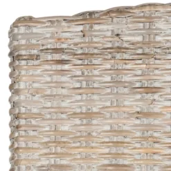Whitewashed Kubu Rattan Dining Chairs, Set Of 2-Kirkland's Home Flash Sale
