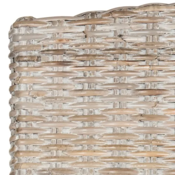 Whitewashed Kubu Rattan Dining Chairs, Set Of 2-Kirkland's Home Flash Sale