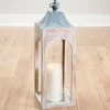 Whitewashed New Hampshire Lantern, 24 In.-Kirkland's Home Online
