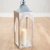 Whitewashed New Hampshire Lantern, 30 In.-Kirkland's Home Fashion