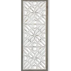 Whitewashed Wood & Gray Frame Cut Out Wall Plaque-Kirkland's Home Best