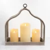 Whitewashed Wood Beaded Open Lantern-Kirkland's Home Outlet