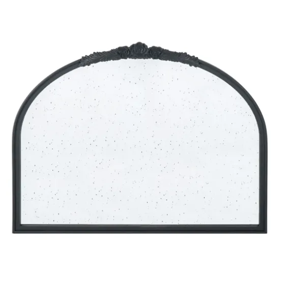 Wide Arch Black Floral Scroll Mirror-Kirkland's Home Discount