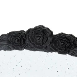 Wide Arch Black Floral Scroll Mirror-Kirkland's Home Discount