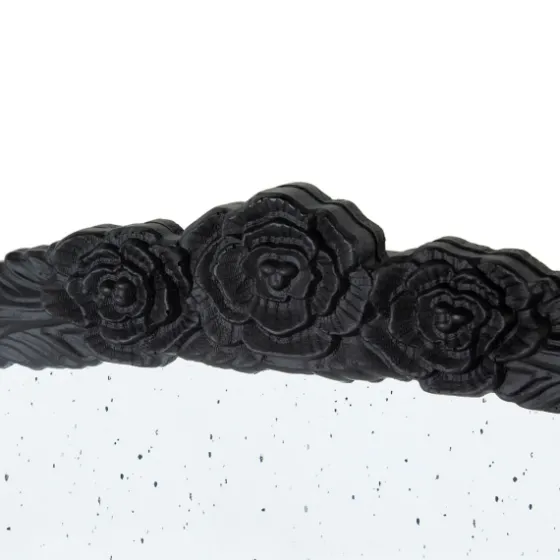 Wide Arch Black Floral Scroll Mirror-Kirkland's Home Discount