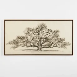 Wide Oak Tree Framed Art Print-Kirkland's Home Shop