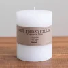 Wide Unscented Pillar Candle, 5 In.-Kirkland's Home Fashion