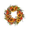 Wild Garden Sunflower Mix Wreath-Kirkland's Home Best Sale