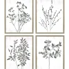 Wild Golden Floral 4-Pc. Framed Art Print Set-Kirkland's Home Fashion