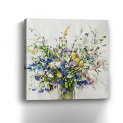 Wild Grown Bouquet Canvas Art Print, 40X40 In.-Kirkland's Home Store