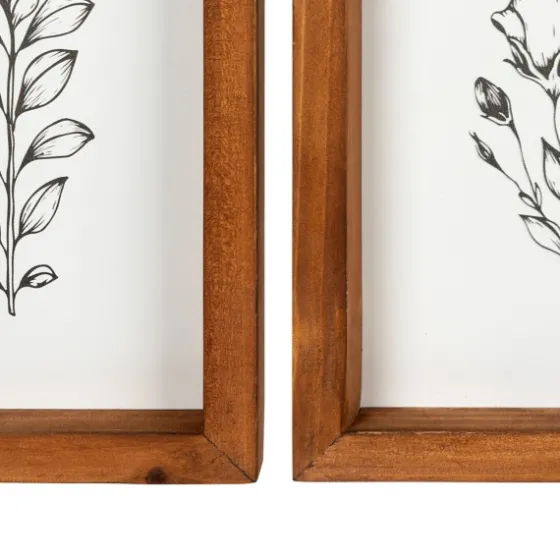 Wildflower Stems Framed Art Prints, Set Of 2-Kirkland's Home Store