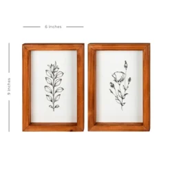Wildflower Stems Framed Art Prints, Set Of 2-Kirkland's Home Store
