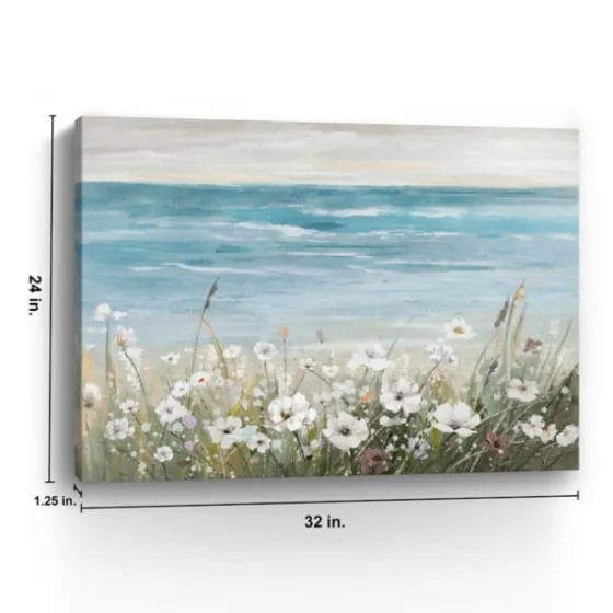 Wildflowers On The Coast Canvas Art Print-Kirkland's Home Clearance