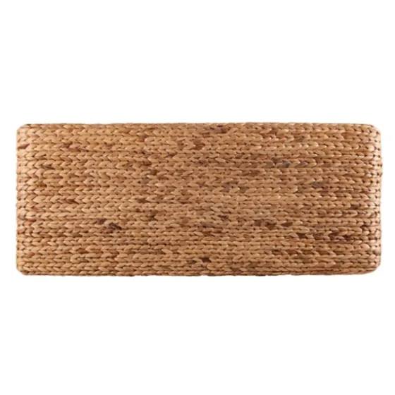 Wiley Woven Hyacinth Bench With White Base-Kirkland's Home Best Sale