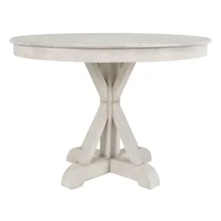 Willa White Reclaimed Pine Wood Dining Table-Kirkland's Home Outlet