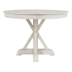 Willa White Reclaimed Pine Wood Dining Table-Kirkland's Home Outlet