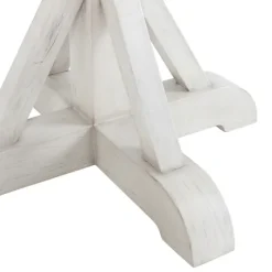Willa White Reclaimed Pine Wood Dining Table-Kirkland's Home Outlet