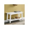 Willis Wooden Lower Shelf Bench-Kirkland's Home Outlet