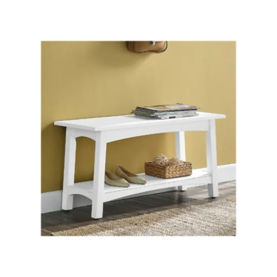 Willis Wooden Lower Shelf Bench-Kirkland's Home Outlet