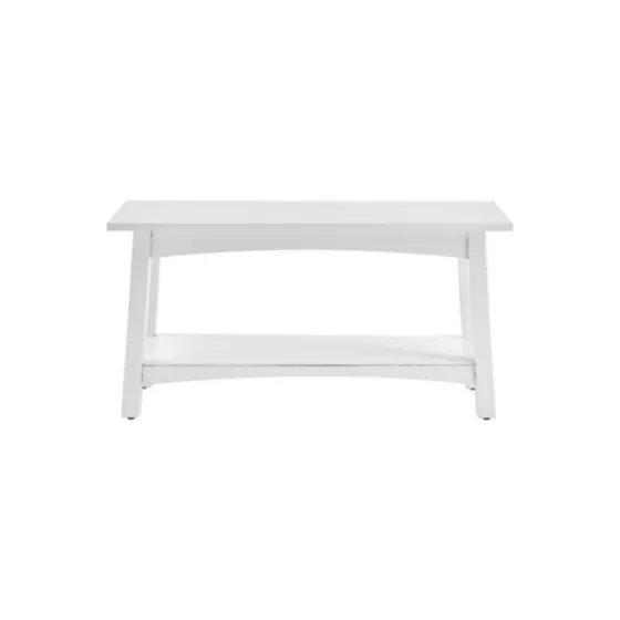 Willis Wooden Lower Shelf Bench-Kirkland's Home Outlet