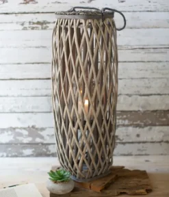Willow Oval Lantern, 28 In.-Kirkland's Home Online