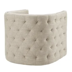 Wilson Tufted Cream Swivel Accent Chair-Kirkland's Home Best