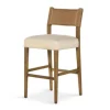 Winchester Tan Upholstered Wood Bar Stool-Kirkland's Home Sale